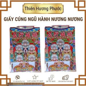 Giấy cúng ngũ hành nương nương cao cấp, chúa tiên chúa ngọc, Di lạc, cửu thiên huyền nữ, tử vi đại đế