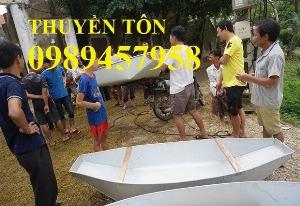 Thuyền tôn câu cá 1 người, Thuyền tôn tròn, Thuyền inox