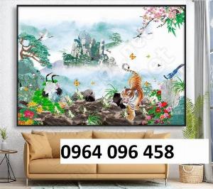 Tranh gạch 3d con hổ - SMB64