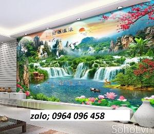 Tranh gạch 3d cảnh đồng quê - SXNN84