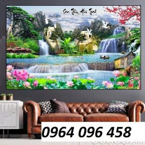 Tranh gạch 3d cảnh đồng quê - SXNN84