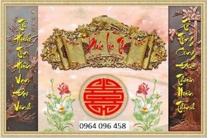Tranh gạch 3d phòng thờ - gạch tranh 3d phòng thờ - TFVN95