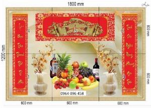 Tranh gạch 3d phòng thờ - gạch tranh 3d phòng thờ - TFVN95