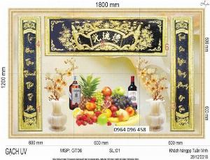 Tranh gạch 3d phòng thờ - gạch tranh 3d phòng thờ - TFVN95