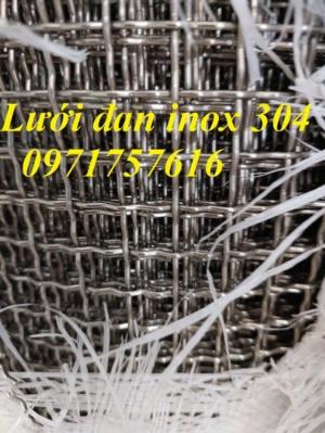 Lưới đan inox 0,5ly,1ly,2ly ,3ly ô 10x10,15x15