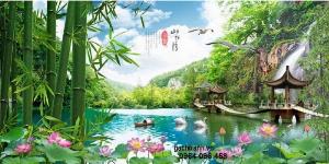 Tranh gạch 3d phong cảnh hữu tình - KMMC4