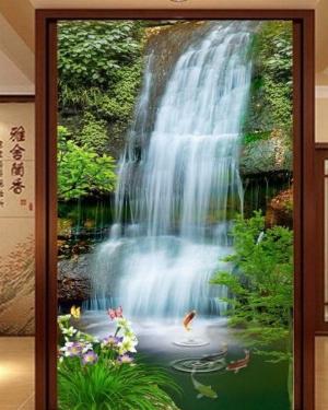 Tranh gạch 3d ốp tường hiên nhà - BMNN94