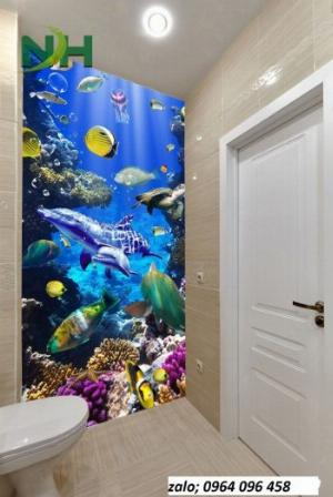 Tranh gạch 3d phòng tắm - NMM54