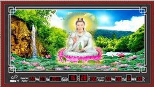 Tranh gạch 3d phật phòng thờ - BMM5