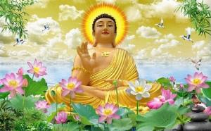 Tranh gạch 3d phật phòng thờ - BMM5