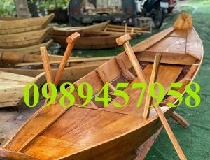 Sản xuất Thuyền gỗ ba lá, Thuyền gỗ trang trí 3m, Xuồng gỗ 3m, 4m