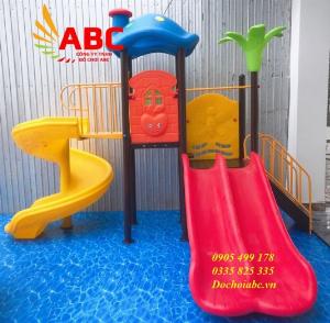 Cầu trượt liên hoàn nhập khẩu cho bé giá rẻ tại Bình Định