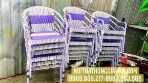 Ghế mây nhựa Tp.HCM Hồng Gia Hân M1201
