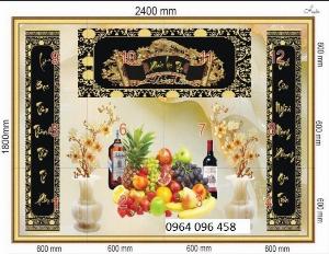 Tranh gạch 3d vinh quy bái tổ - GBNN63
