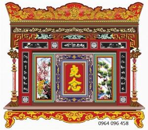 Tranh gạch 3d vinh quy bái tổ - GBNN63