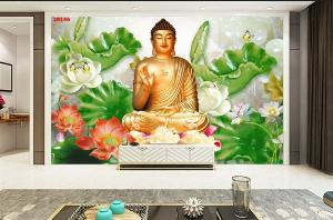 Tranh gạch men 3d phật phòng thờ - XBNNM9