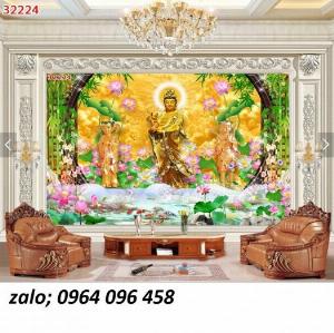 Tranh gạch men 3d phật phòng thờ - XBNNM9