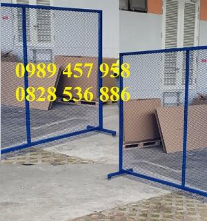 Hàng rào ngăn kho di dộng 2mx3m, Hàng rào nhà xưởng 1,8mx2m