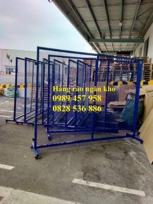 Hàng rào ngăn kho di dộng 2mx3m, Hàng rào nhà xưởng 1,8mx2m