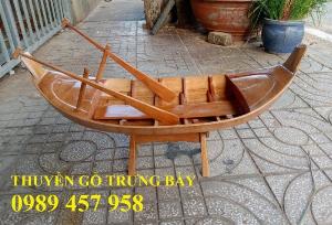 Các mẫu xuồng gỗ trưng hoa tết, Xuồng gỗ trang trí hoa