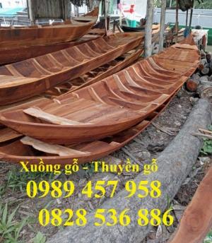 Thuyền gỗ 4m trang trí, Thuyền gỗ 6m, Thuyền gỗ trưng hải sản