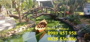 Thuyền gỗ 4m trang trí, Thuyền gỗ 6m, Thuyền gỗ gỗ 5m