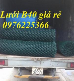 Lưới B40 bọc nhựa khổ 1m6-Lưới thép Hưng Thịnh