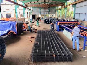 Nhà sản xuất lưới hàn chập phi 6 đổ bê tông ô 100x100, 150x150, 150x200, 200x200, 250x250