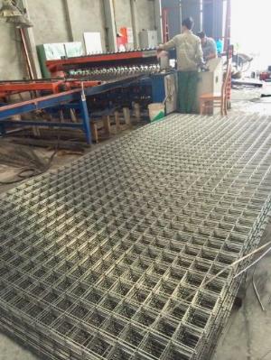 Nhà sản xuất lưới hàn chập phi 6 đổ bê tông ô 100x100, 150x150, 150x200, 200x200, 250x250