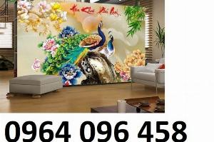 Tranh gạch 3d ốp tường sai tivi - HNB66