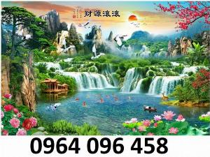 Tranh phong cảnh 3d - tranh gạch 3d phong cảnh - CBV65