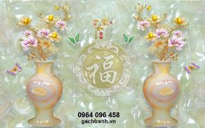 Tranh gạch 3d phong thủy phòng khách - 9433C