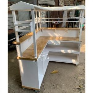 Quầy Trà Sữa Giá Rẻ Chất Liệu Gỗ Đẹp, Độc, Lạ
