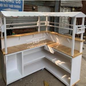 Quầy Trà Sữa Giá Rẻ Chất Liệu Gỗ Đẹp, Độc, Lạ