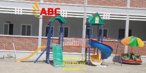Bộ liên hoàn 3 khối cầu trượt xoắn