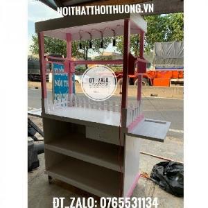 Hình Ảnh Xe Trà Sữa Đẹp, Màu Hồng Tại HCM