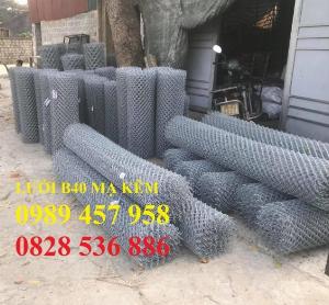 Lưới thép B40 mạ kẽm khổ 60cm, B40 cao 80cm, Lưới B30 30x30 giá rẻ