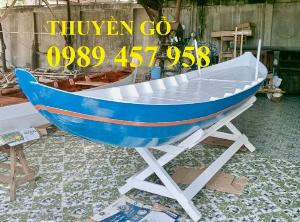 Thuyền gỗ trưng bày 2m, Xuồng gỗ 3m tại Sài Gòn giá tốt