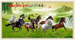 Tranh gạch 3d mã đáo thành công - NBX33