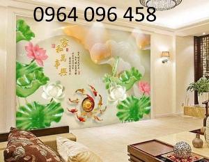 Tranh gạch 3d cá chép - 0999CN