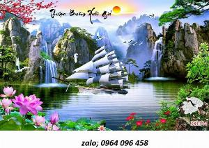 Tranh gạch men 3d phong cảnh đẹp - 988C