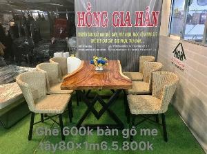 Bàn ăn mặt gỗ Tp.HCM Hồng Gia Hân B0150