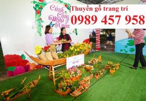 Các mẫu thuyền trang trí, Thuyền trưng hải sản, trưng hoa mới nhất