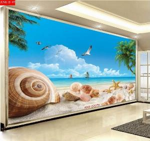 Tranh gạch 3d phong cảnh bờ biển - 9422XC