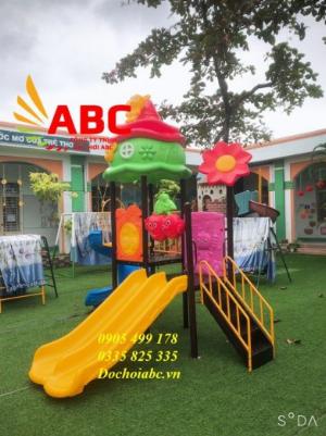 Cầu trượt liên hoàn mầm non