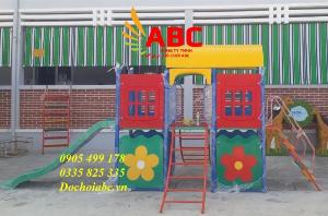 Cầu trượt nhựa Composite cho bé giá rẻ