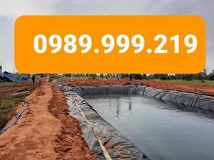 Bạt hdpe loại 1.0mm khổ 4mx50m Bảo vệ môi trường ao nuôi tốt hơn: Đáy và bờ ao không bị xói lở