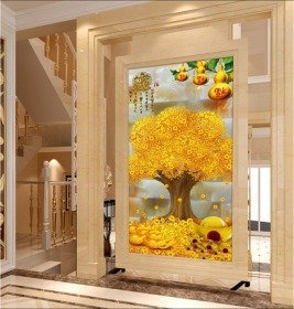 Tranh gạch 3d kim tuyến - CVC44