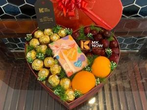 Hộp quà trái tim Cherry Socola Valentine 14/2 - FSNK417