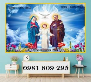 Tranh đức mẹ Maria - tranh gạch thiên chúa